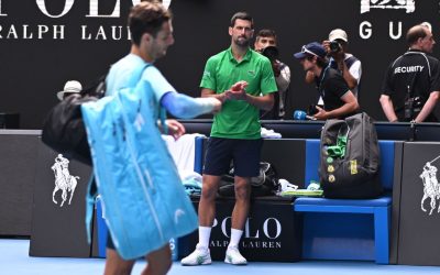 Musetti retires with injury, sending Djokovic to Aussie Open semis