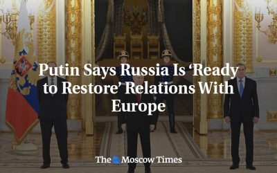 Putin Says Russia Is ‘Ready to Restore’ Relations With Europe