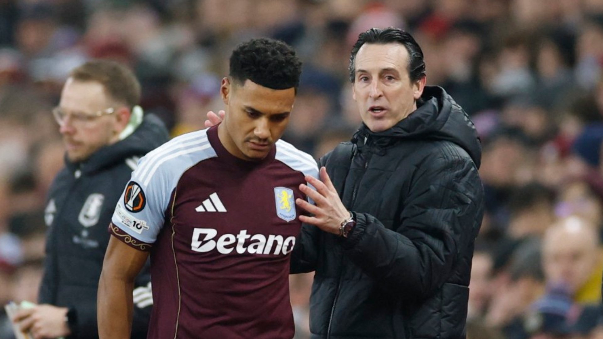 Lovitură dură pentru Aston Villa: Ollie Watkins, indisponibil din cauza unei accidentări serioase Ollie Watkins a părăsit terenul înlachiev, după ce a suferit o accidentare la hamstring în meciul din Europa League cu RB Salzburg, iar vestea a căzut ca un trăsnet asupra suporterilor echipei Aston Villa
