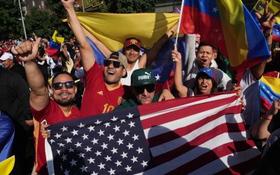 Photos show people reacting to a US attack on Caracas, Venezuela, and the capture of the president