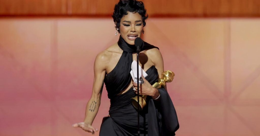 Teyana Taylor wins Golden Globe, dedicates it to 'brown sisters'
