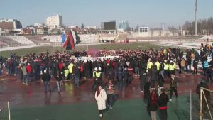 Demolarea Stadionului Dinamo a început, suporterii au furat scaune din “Groapă”