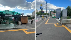 Firma cu venituri modeste, 250.000 lei, câștigă contract pentru marcaje tactile pentru nevăzători la PMB