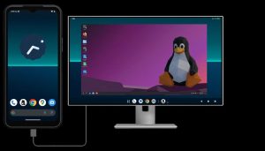 Dispozitiv compatibil cu Android, Linux și Windows 11 simultan