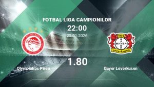 Olympiakos Pireu și Bayer Leverkusen: Analiză detaliată pentru pariuri