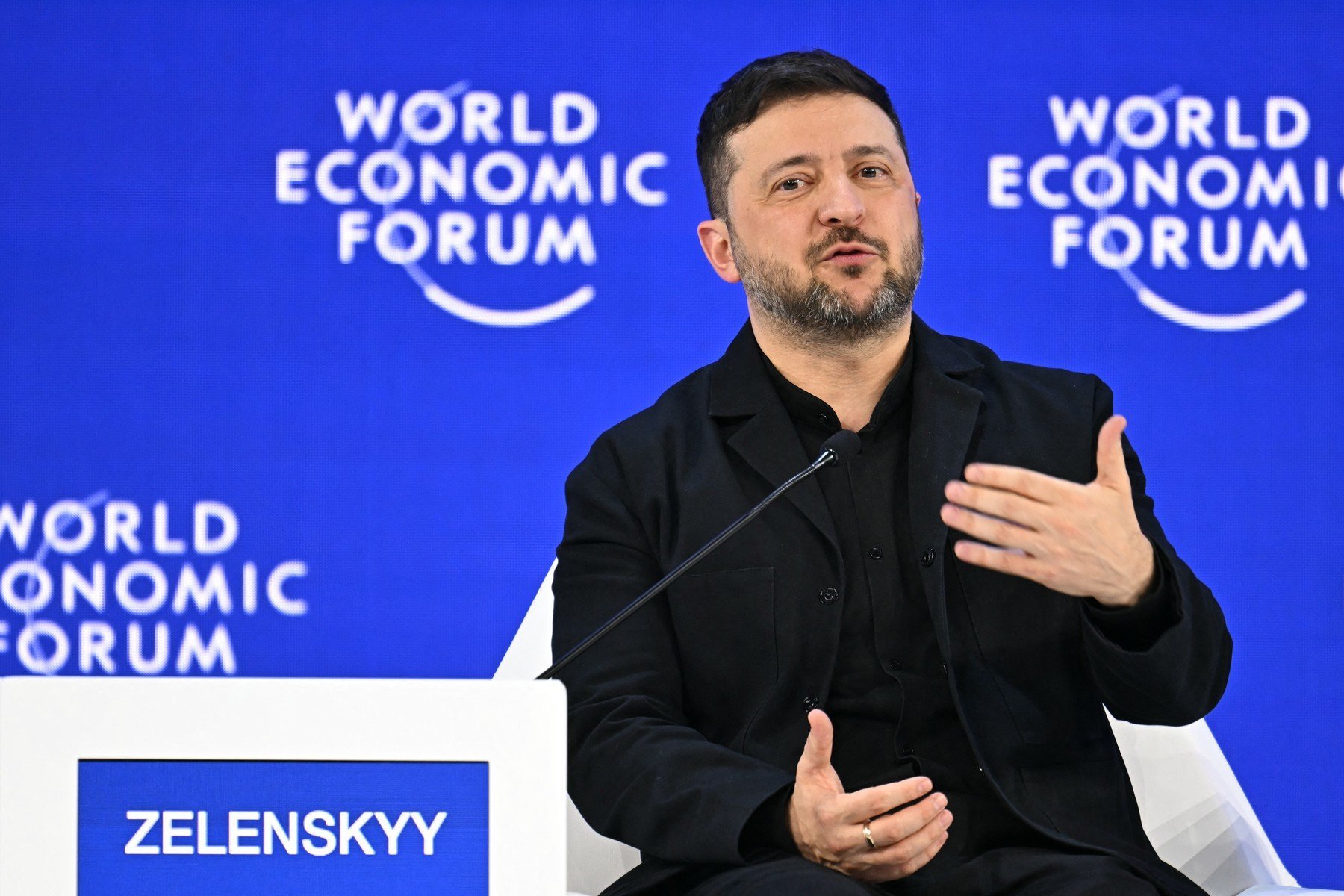 Președintele Ucrainei, Volodimir Zelenski, și-a făcut auzită vocea la Forumul Economic de la Davos, unde a criticat dur poziția Europei față de războiul declanșat de Rusia