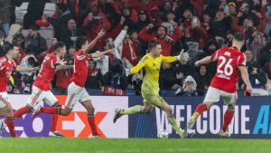 Portarul marchează în minutul 90+8, Benfica se califică în fața Real Madrid!