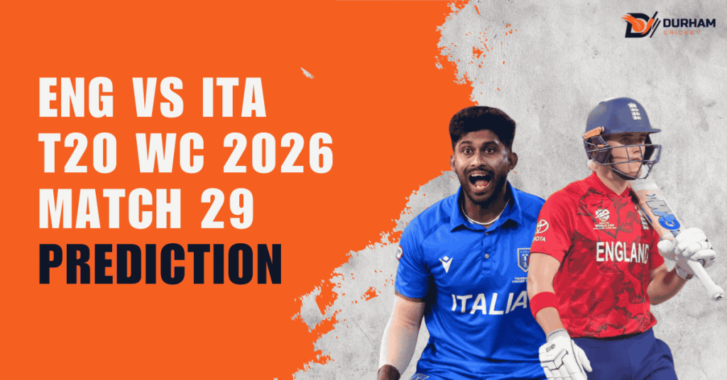 ENG vs ITA T20 WC 2026 Match 29 Odds & Prediction(16 FEB)
