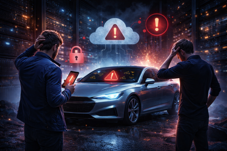 Vulnerabilitatea ascunsă a mașinilor moderne: când un sistem le face inutilizabile brusc