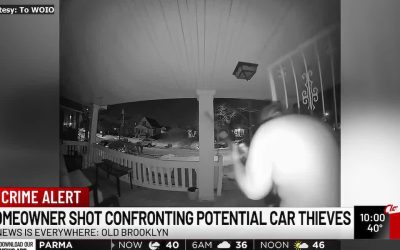 Cleveland homeowner shot trying to scare away armed car thieves