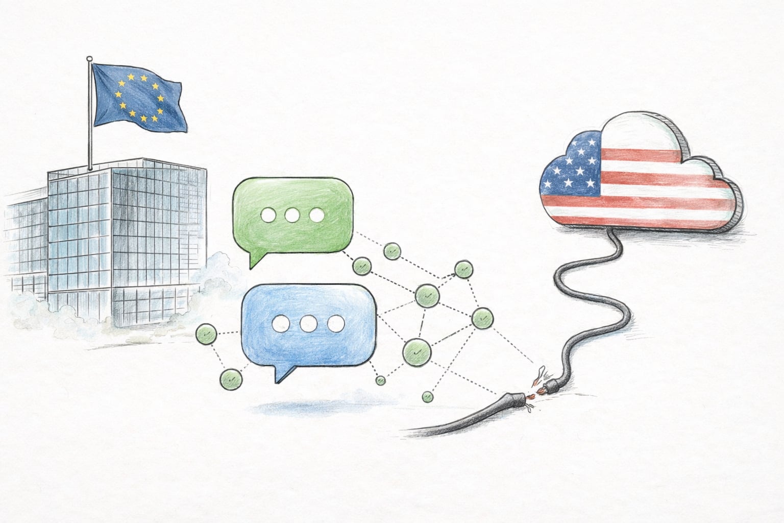 Instituțiile publice din Uniunea Europeană încep să privim din ce în ce mai serios controlul asupra infrastructurii de comunicare internă, într-o perioadă în care dependența de soluții externe a devenit o vulnerabilitate majoră