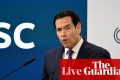 Munich security conference live: Rubio criticises mass migration, west’s postwar ‘delusion’, US and Europe’s mistakes | Ukraine
