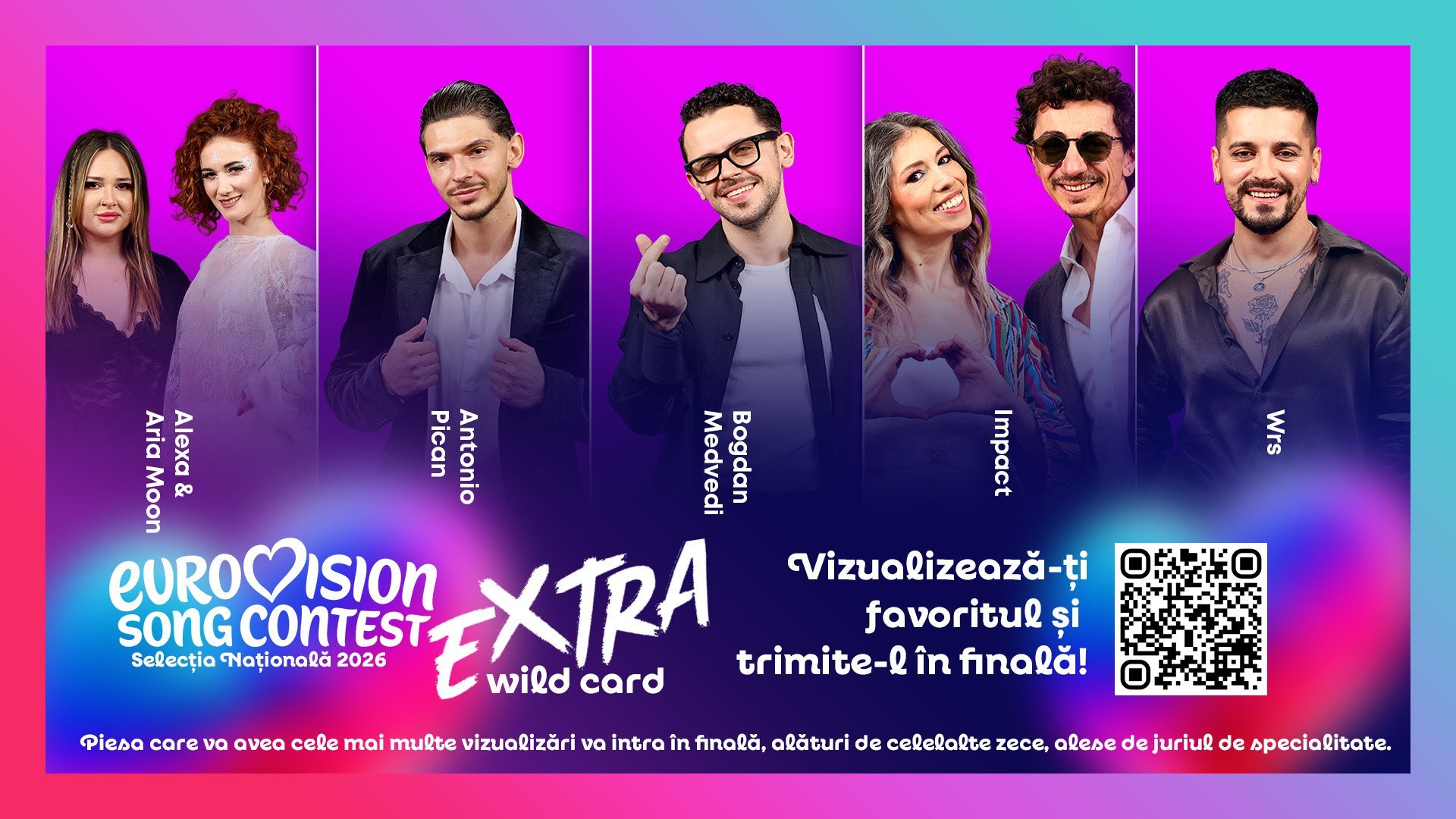 Cei zece finaliști ai selecției naționale pentru Eurovision 2026 anunțați oficial, după o etapă intensă de votare și preselecție, și-au affirmat talentul în fața juriului și a publicului, fiind selectați pentru etapa finală care va avea loc la Viena