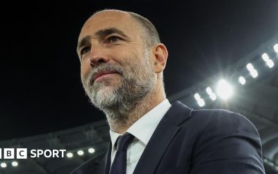 Igor Tudor smiling on the touchline