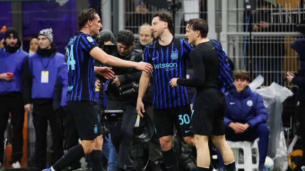 Inter-Juve 3.2 autogol e gol di Cambiaso, gol di Pio Esposito, Locatelli e Zielinski