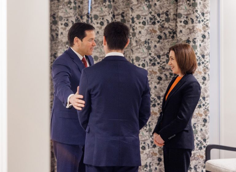 Maia Sandu la Conferința de la Munchen, discută soluții pentru stabilitate cu Rubio și Rutte