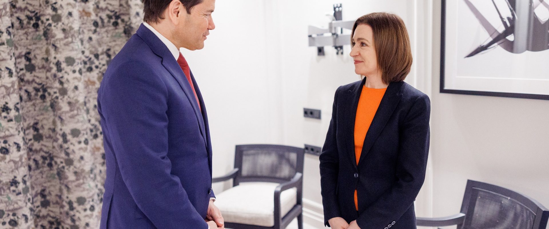 Maia Sandu, la München pentru o întâlnire cu Marco Rubio,