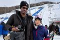 Myles Garrett supports Chloe Kim at 2026 Olympics in Milan