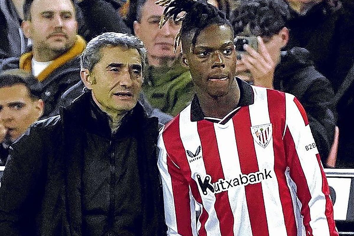 Nico Williams «está bien» y «conectado», y apunta ante el Levante