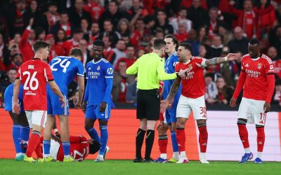 Nicolás Otamendi’s Mockery of Vinícius With His World Cup and Copa América Tattoo During Benfica vs Real Madrid