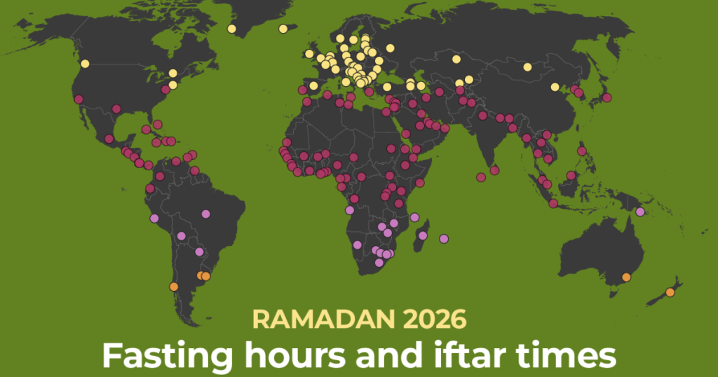 Ramadan 2026: Fasting hours, suhoor and iftar times around the world | Religion News