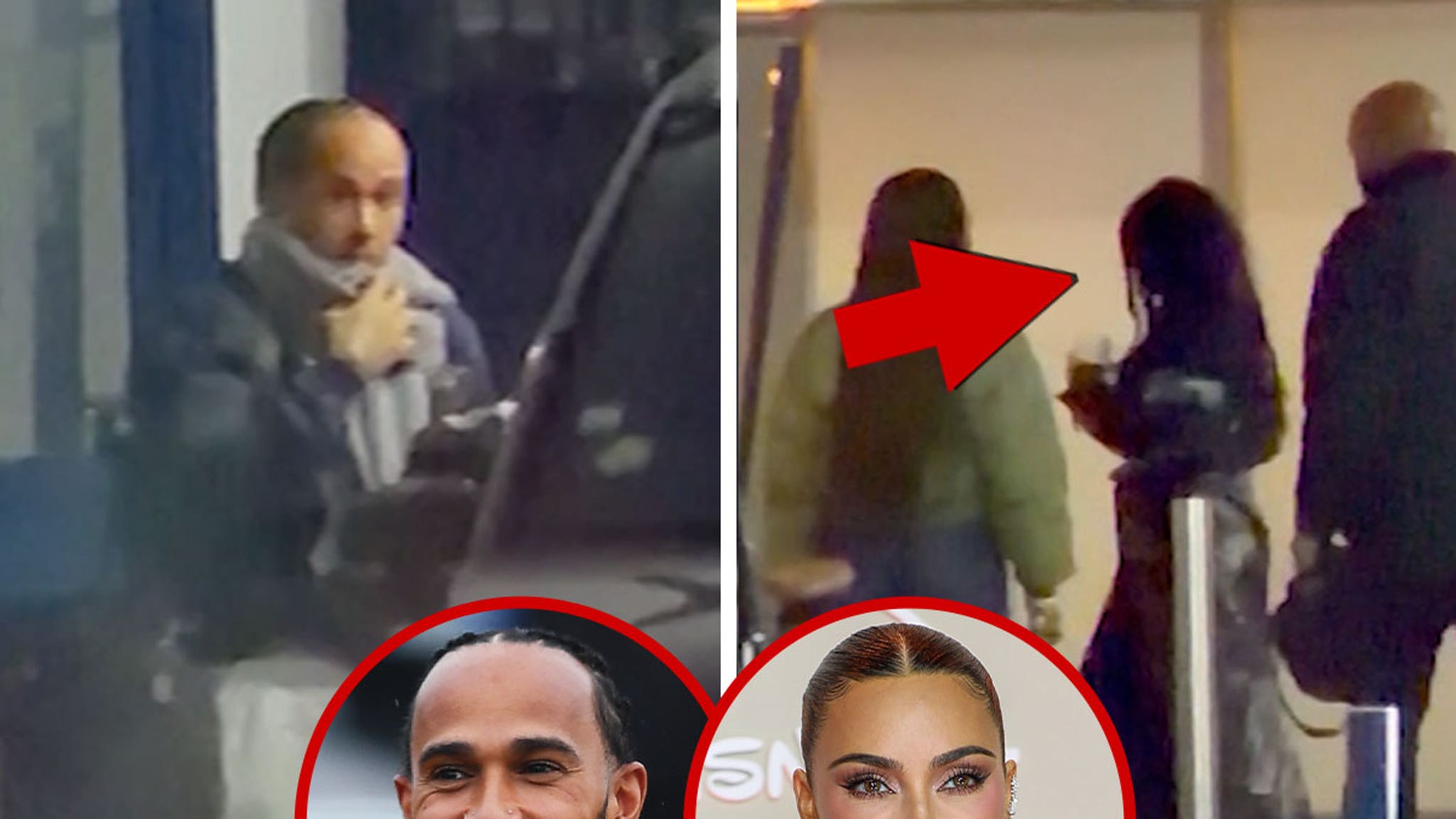 Kim Kardashian și Lewis Hamilton: apariție surprinzătoare în oraș!