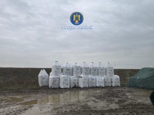Arad: 144 tone de azot depozitate ilegal, dosar penal după descoperire lângă Crișul Alb