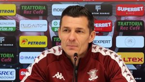 Gâlcă răspunde criticilor după eliminarea Rapidului: „Cum să mă plâng?”