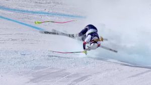 Lindsey Vonn se prăbușește în finala olimpică, visul se sfârșește