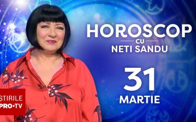 Neti Sandu dezvăluie: Zodia norocoasă la bani pe 31 martie 2026