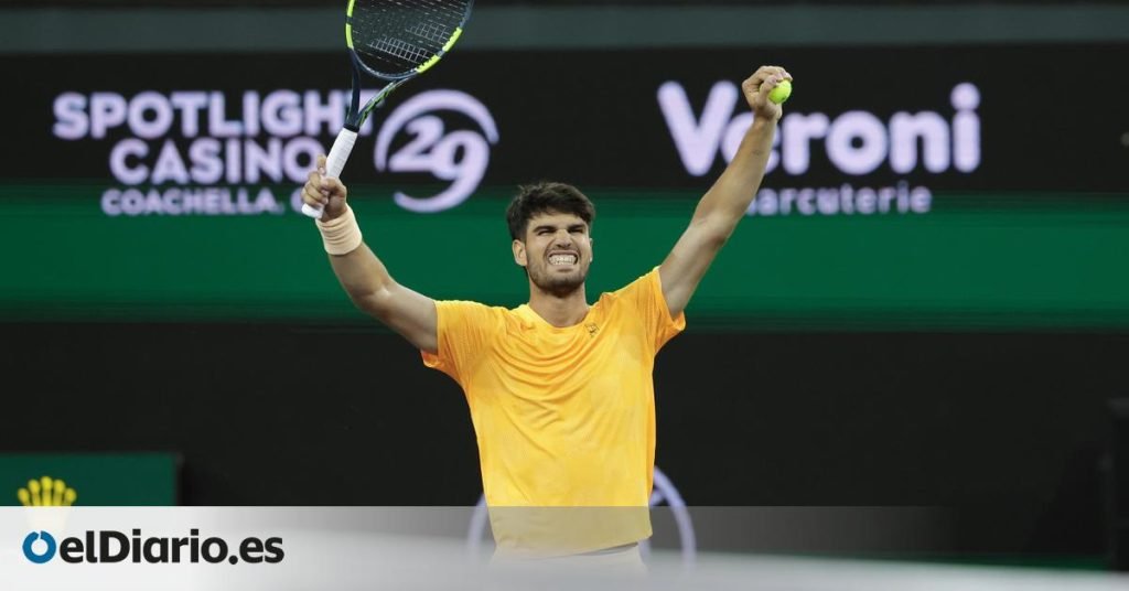 Alcaraz, la două victorii de un nou titlu la Indian Wells și duel cu Medvedev în semifinale Carlos Alcaraz, starul tenisului mondial, este la un pas de a-și adăuga în palmares cel de-al treilea titlu la Indian Wells, primul Master 1000 al sezonului