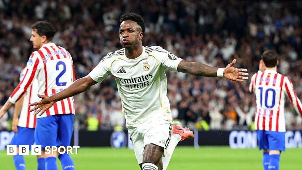 Real Madrid învinge Atletico într-un derby spectaculos; Vinicius Jr., eroul serii Real Madrid a învins sâmbătă, pe teren propriu, rivala Atletico, într-un meci spectaculos de La Liga, scor 3-2