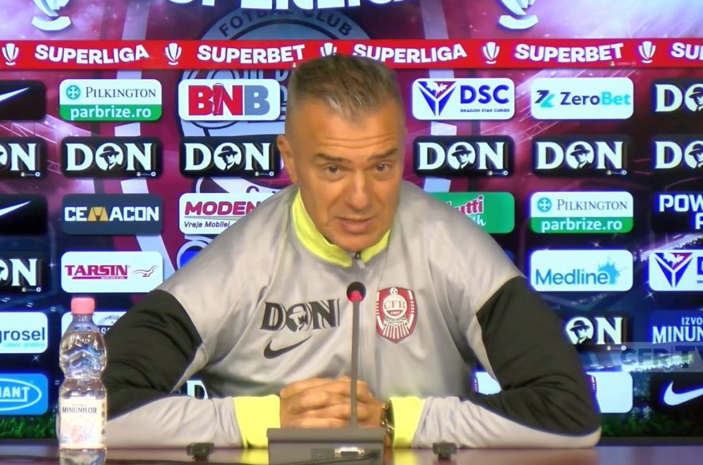 Pancu își dorește un debut de foc în play-off: CFR Cluj vizează victoria cu Dinamo pentru a-și asigura locul 4 Daniel Pancu, antrenorul echipei CFR Cluj, a susținut o conferință de presă înaintea meciului cu Dinamo București, programat luni, 9 martie, de la ora 20:00