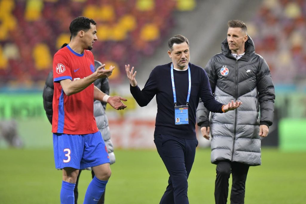 Rădoi, mulțumit de victoria „italienească” a FCSB și cu gândul la antrenamentele „de chin” FCSB a învins UTA Arad cu scorul de 1-0 în etapa a doua din play-out-ul Superligii, iar antrenorul Mirel Rădoi a tras concluziile după meci