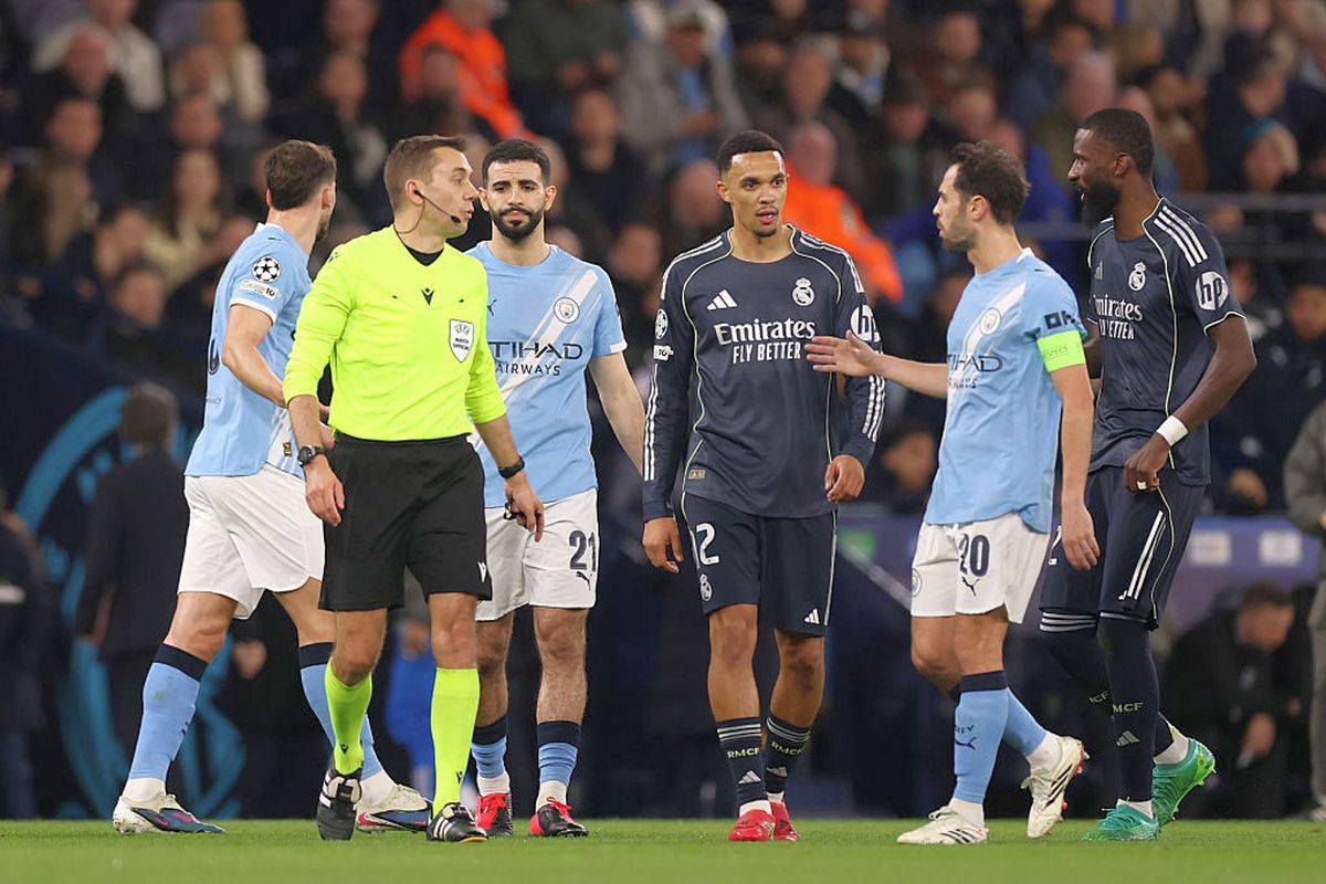 Real Madrid și Manchester City se înfruntă pe viață și pe moarte în returul „optimilor” Champions League Seară incendiară pe Etihad Stadium! Manchester City și Real Madrid se luptă, marți seară, pentru un loc în sferturile de finală ale Ligii Campionilor