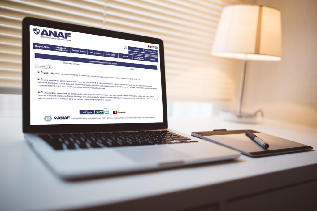 Platforma ANAF pentru vânzarea bunurilor confiscate, pregătită de lansare Agenția Națională de Administrare Fiscală (ANAF) se pregătește să lanseze o platformă online pentru vânzarea bunurilor confiscate și executate silit