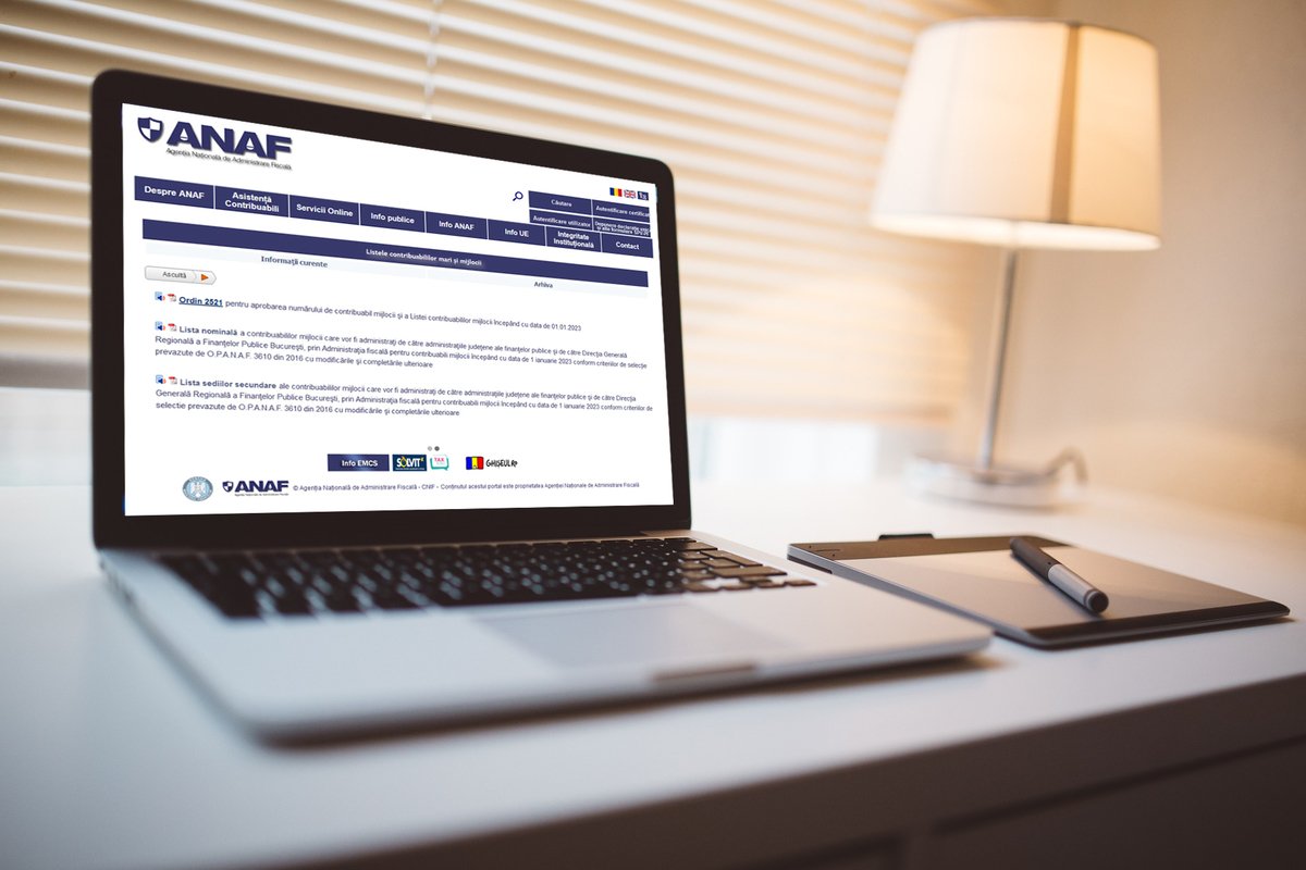 Platforma ANAF pentru vânzarea bunurilor confiscate, pregătită de lansare Agenția Națională de Administrare Fiscală (ANAF) se pregătește să lanseze o platformă online pentru vânzarea bunurilor confiscate și executate silit