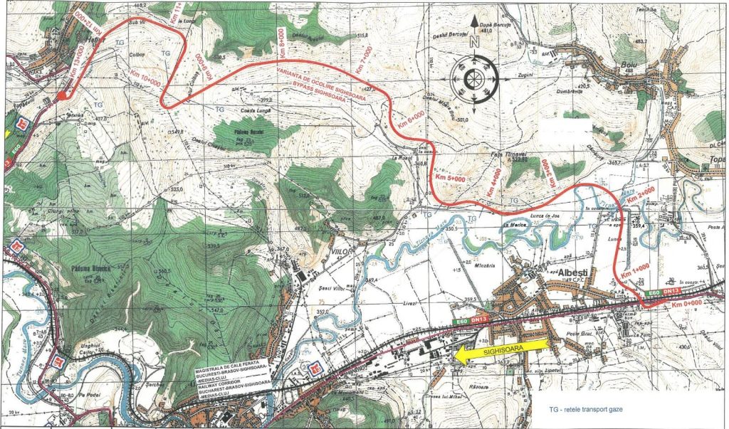 Începe Execuția Variantei de Ocolire a Sighișoarei Compania Națională de Administrare a Infrastructurii Rutiere (CNAIR) a emis ordinul de începere a execuției pentru varianta de ocolire a Sighișoarei