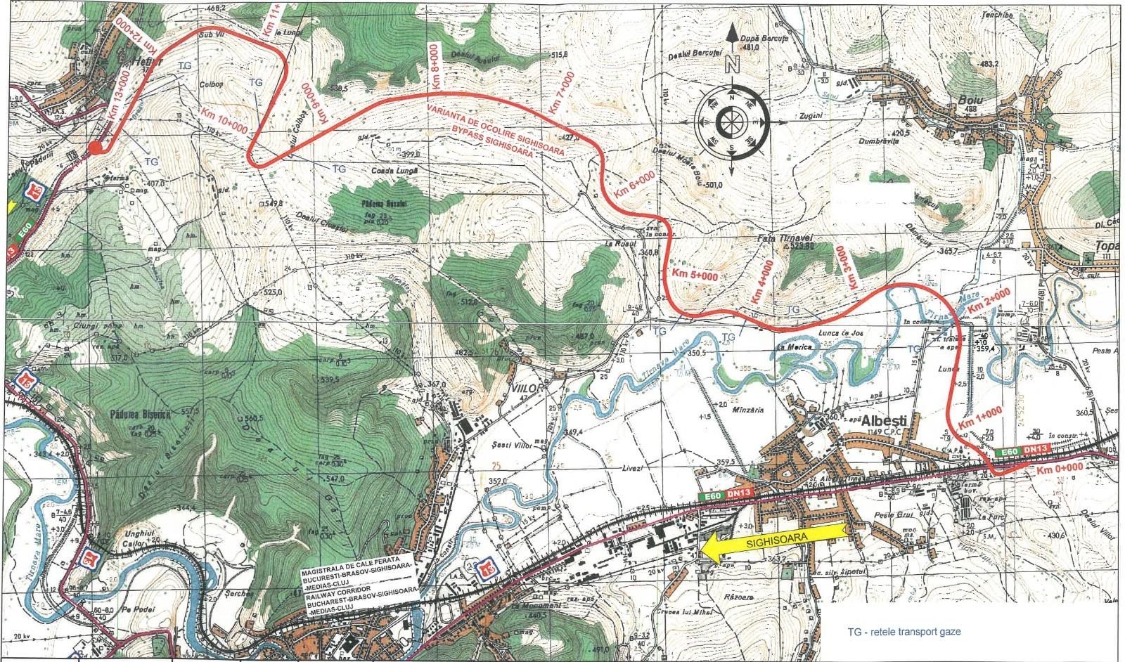 Începe Execuția Variantei de Ocolire a Sighișoarei Compania Națională de Administrare a Infrastructurii Rutiere (CNAIR) a emis ordinul de începere a execuției pentru varianta de ocolire a Sighișoarei
