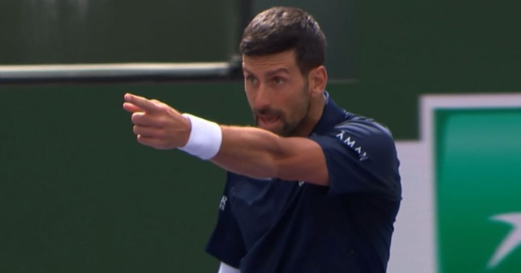 Djokovic, nervos foc: Scandal cu antrenorul la indian wells