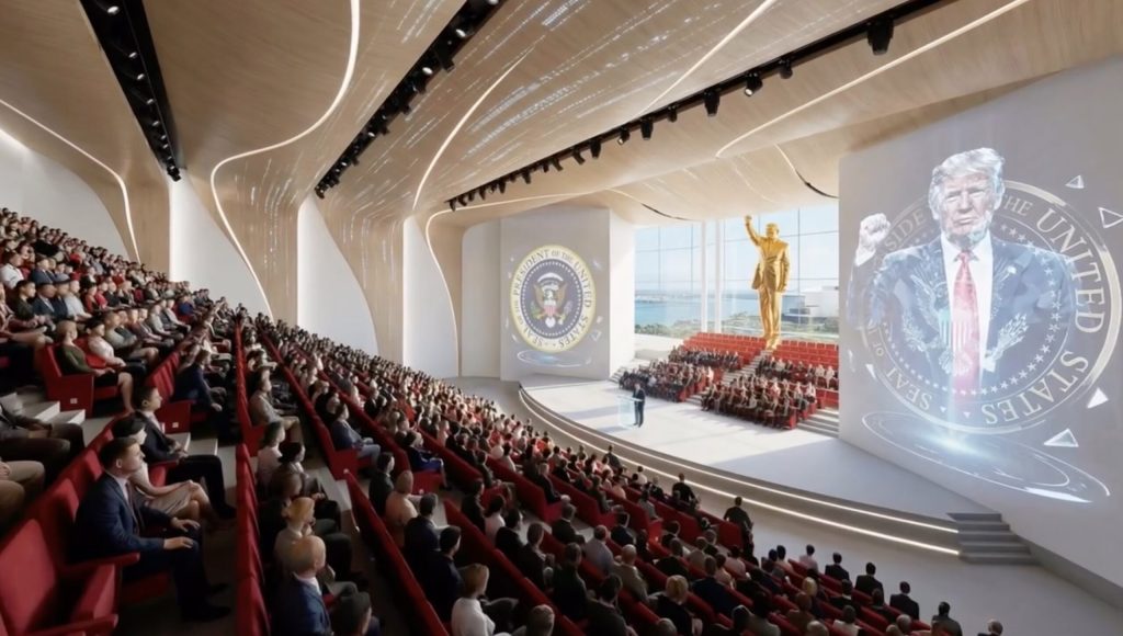 Trump dezvăluie planurile pentru controversata sa bibliotecă prezidențială Fostul președinte american Donald Trump a prezentat publicului larg planurile pentru biblioteca sa prezidențială, un proiect ambițios ce va include un turn impunător din sticlă, situat în centrul orașului Miami