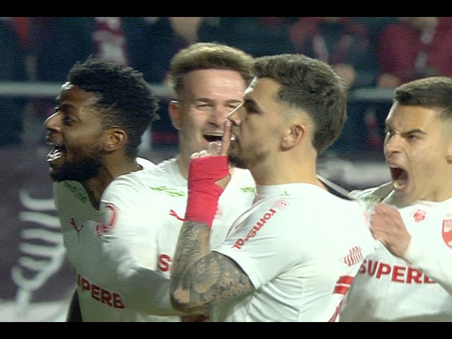 Armstrong, reacție controversată în Giulești: Gest după golul marcat pentru Rapid