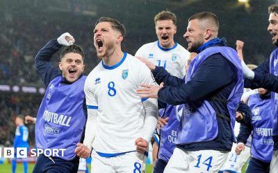 Kosovo la un pas de istorie: Posibila calificare la Cupa Mondială ar schimba totul Dacă echipa națională de fotbal a Kosovo se va califica, ar putea juca în Grupa D la Cupa Mondială