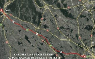 Au concurat 13 oferte pentru lărgirea A1 București-Pitești