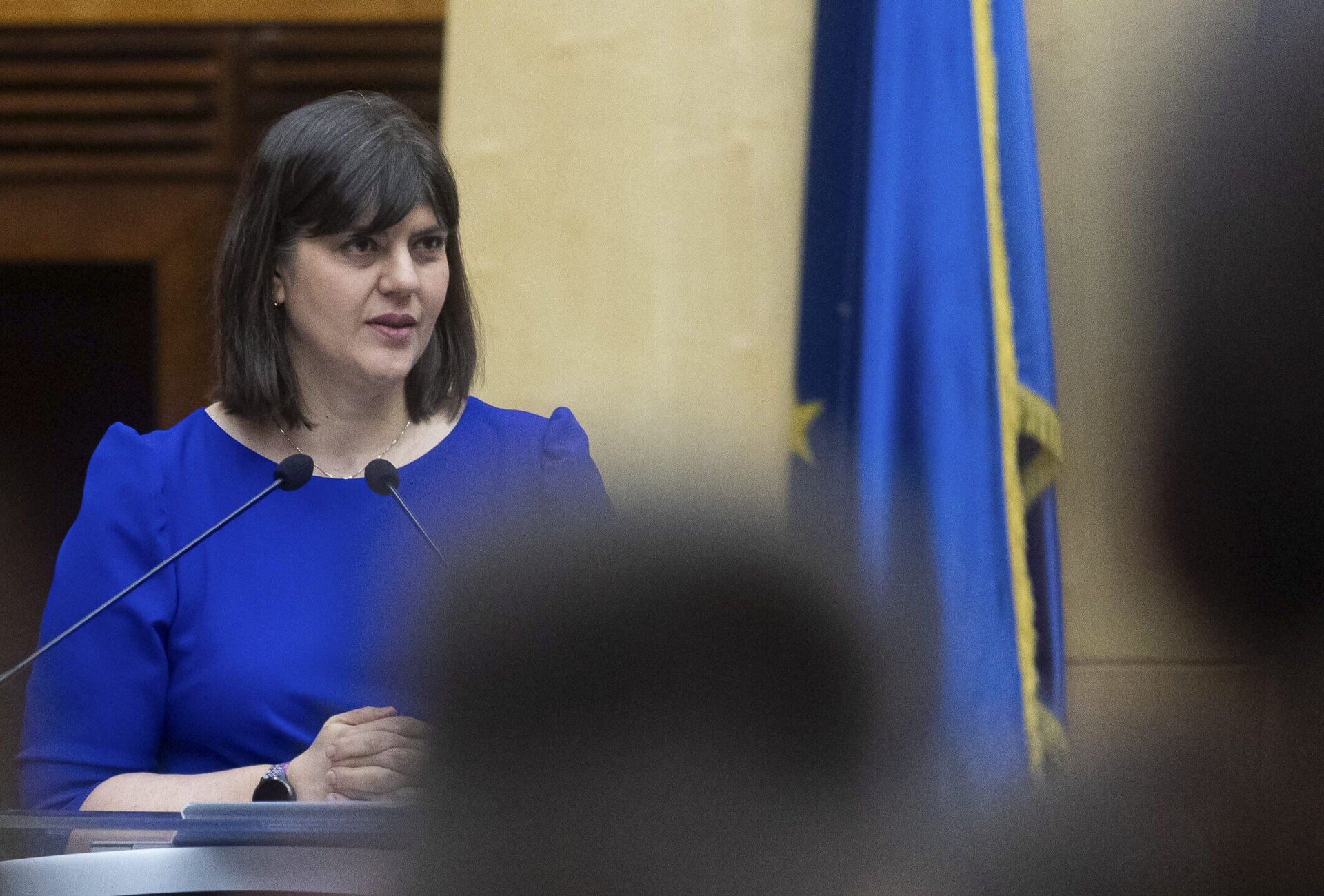 Laura Codruța Kovesi, distinsă cu Premiul Robert Blum pentru Democrație Șefa Parchetului European, Laura Codruța Kovesi, a fost recompensată marți cu Premiul Robert Blum pentru Democrație, în cadrul unei ceremonii care a avut loc la Leipzig, în Germania