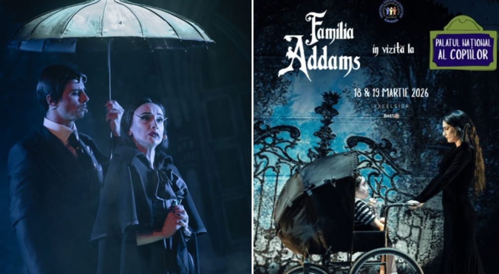 Musicalul „Familia Addams” revine pe scena, cu spectacole speciale la Palatul Național al Copiilor Musicalul „Familia Addams”, regizat de Răzvan Mazilu la Teatrul Excelsior, va avea două reprezentații speciale la Palatul Național al Copiilor din București