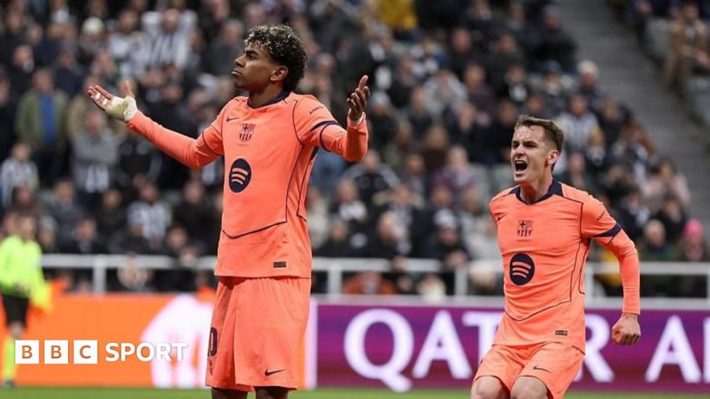 Newcastle – Barcelona 1-1: Yamal scoate un egal dramatic din penalty în minutul 96