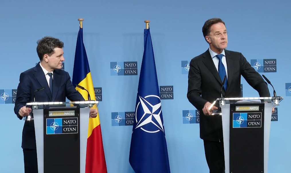 NATO laudă rolul strategic al României în regiune Secretarul general al NATO, Mark Rutte, a lăudat rolul strategic al României pentru flancul estic al Alianței, inclusiv în regiunea Mării Negre