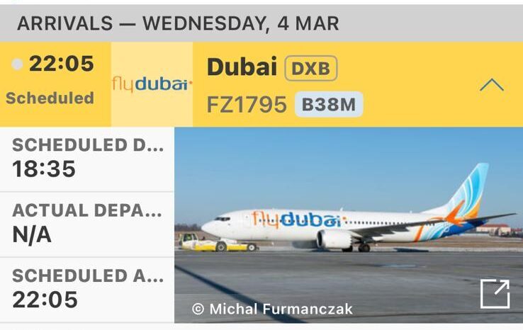 Zboruri speciale din Dubai spre București, programate miercuri seară Ministerul Afacerilor Externe (MAE) a anunțat, miercuri, că două zboruri sunt programate din Dubai spre București în cursul serii și în noaptea de miercuri spre joi