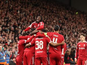 Liverpool umilește Galatasaray, 4-0 și merge în sferturi după turul pierdut